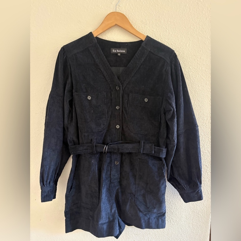 En Saison Corduroy Romper